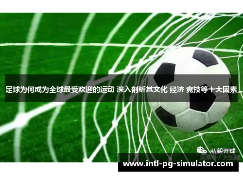 足球为何成为全球最受欢迎的运动 深入剖析其文化 经济 竞技等十大因素